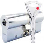 Циліндр Abloy Protec 2 77 (31x46) 3KEY ключ-ключ CY322 CR/HCR хром/матовий хром