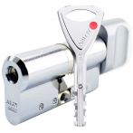 Циліндр Abloy Protec 2 Hard 103 (37Hx66T) 5KEY ключ-тумблер CY333 CR хром