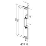 Планка у відповідь Effeff 403 KL