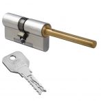 Циліндр Evva 4KS 102 (71x31Sh) 3KEY ключ-шток нікель