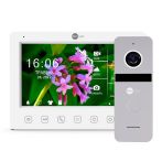 Комплект відеодомофону NeoLight Kappa+ HD WF 7 дюймів та панелі виклику NeoLight NeoLight SOLO FHD Silver