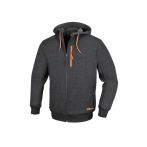 7665G L-HOODED FLEECE SWEATSHIRT GREY BETA