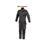 7905G XXL-WORK OVERALLS GREY BETA