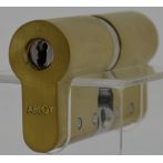 Циліндр Abloy Protec 2 92 (46x46) 5KEY ключ-ключ матове золото