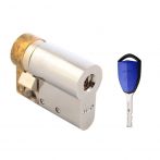 Циліндр Abloy Protec 2 Hard Cliq 48.5 (38Hx10.5) 0KEY ключ-половинка CY331 CR хром