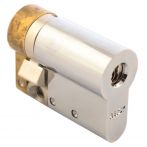 Циліндр Abloy Protec 2 86.5 (76x10.5) 3KEY ключ-половинка CY321 CR хром