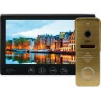 Комплект відеодомофона Light Vision 7" AMSTERDAM FHD Black+RIO FHD Gold