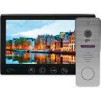 Комплект відеодомофона Light Vision 7" AMSTERDAM FHD Black+RIO FHD Grey