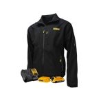 Аккумуляторная куртка с подогревом DEWALT Soft Shell черная - M Milwaukee