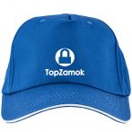  Бейсболка TOPZAMOK синя