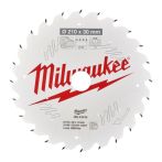 Диск пиляльний PFTE діаметр  210х30х19 мм 24 зуб Milwaukee