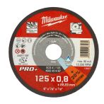 Диск відрізний по металу.W Pro+ SCS42 125x0.8mm Milwaukee