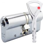 Циліндр Abloy Protec 2 Hard 64 (32Hx32H) 3KEY ключ-ключ CY332 CR полірований хром