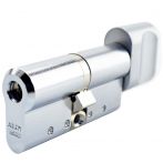 Циліндр Abloy Protec 2 Hard 93 (42Hx51T) 0KEY ключ-тумблер CY333 CR/HCR хром/матовий хром