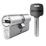 Циліндр Mul-t-lock MTL300 54 (27x27) 3KEY ключ-ключ NST нікель-сатин