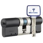 Циліндр Mul-t-lock MTL800/MT5+ 158(58x100) CAM30 3KEY ключ-ключ BE чорний