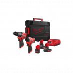 Набір акумуляторних інструментів Milwaukee M12FPP2A2-5253X, 