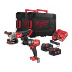 Набір акумуляторних інструментів Milwaukee M18FPP2E3-502X, 