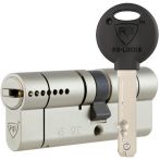 Циліндр RB-Locks Keylocx 95(35x60) 5KEY ключ-ключ матовий нікель