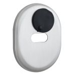 Декоративна накладка Disec KT3856 LEVER KEY OVAL матова нержавіюча сталь