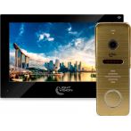 Комплект відеодомофона Light Vision 7" SINGAPORE FHD Black+RIO FHD Gold