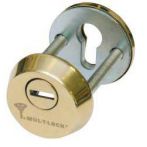 Броненакладка накладна Mul-t-lock SL3 40-89мм SB поліроване золото