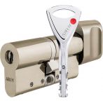 Циліндр Abloy Protec 2 87 (46x41T) 3KEY ключ-тумблер CY323 NIHA нержавіюча сталь