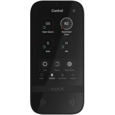 Бездротова сенсорна клавіатура Ajax KeyPad TouchScreen Jeweller чорний