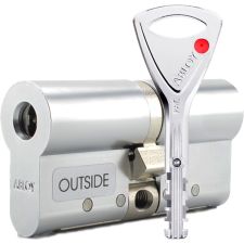 Цилиндр Abloy Protec 2 Hard 113 (52Hx61) 3KEY ключ-ключ CY332 HCR матовый хром