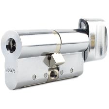 Циліндр Abloy Protec 2 92 (61x31T) 0KEY ключ-тумблер CY323 CR хром