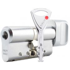 Циліндр Abloy Protec 2 Hard 83 (32Hx51T) 5KEY ключ-тумблер CY333 HCR матовий хром