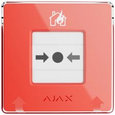 Бездротова програмована кнопка Ajax Systems ManualCallPoint червона