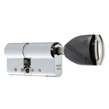 Цилиндр Abloy Protec 2 Hard Cliq 104 (53Hx51) 0KEY ключ-ключ CY332 HCR матовый хром