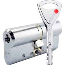 Циліндр Abloy Protec 2 Hard 78 (37Hx41) 3KEY ключ-ключ CY332 CR/HCR хром/матовий хром