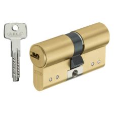 Цилиндр Abus D15 90 (45x45) 5KEY ключ-ключ матовая латунь