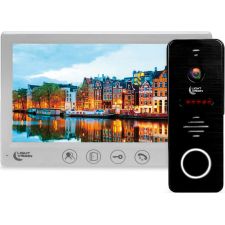 Комплект відеодомофона Light Vision 7" AMSTERDAM FHD White+RIO FHD Black