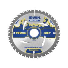 Диск для пили по деревоматеріалам IR WT CSB 190MM/40T IRWIN