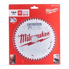 Диск пиляльний Alu PFTE MILWAUKEE, діаметр 184х30х2,4мм, 54 зуб.