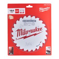 Диск пиляльний PFTE Ø184х5/8"х16мм 24 зуб Milwaukee