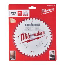 Диск пиляльний PFTE THIN KERF MILWAUKEE, діаметр 165х20х1,6мм, 40 зуб.