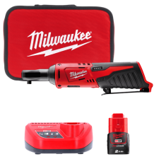 Гайкокрут кутовий акумуляторний 1/4" MILWAUKEE, M12 IR-201B, 40Нм (+ заряд.пристрій, 1 акум.Х 2Аг, с