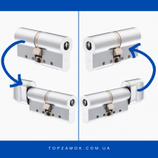 Зміна типу циліндрів ключ-ключ/ключ-тумблер