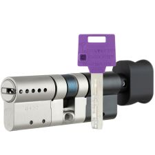 Циліндр Mul-t-lock ClassicPro/MTL400 62 (31x31T) 3KEY ключ-тумблер NST/BE нікель-сатин/чорний