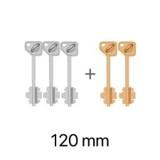 Набір ключів 3+2 (120 мм) для замків серії Potent 7100/8100