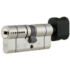 Циліндр RB-Locks Keylocx 120(50x70T) 5+1KEY ключ-тумблер матовий нікель/чорний