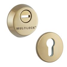 Броненакладка накладная Mul-t-lock SL3 48-53мм SB полированное золото