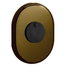 Декоративна накладка Disec KT088 MATRIX OVAL бронза PVD