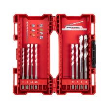 Універсальні свердла Multi Material Shockwave діам. 4 - 10 мм Milwaukee 4932471113, хвостовик 1/4 дю