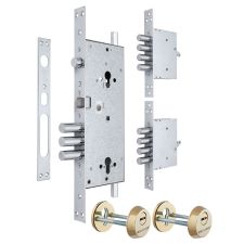 Корпус замка двосистемний Mul-t-lock 415 G(2 протектори латунь)